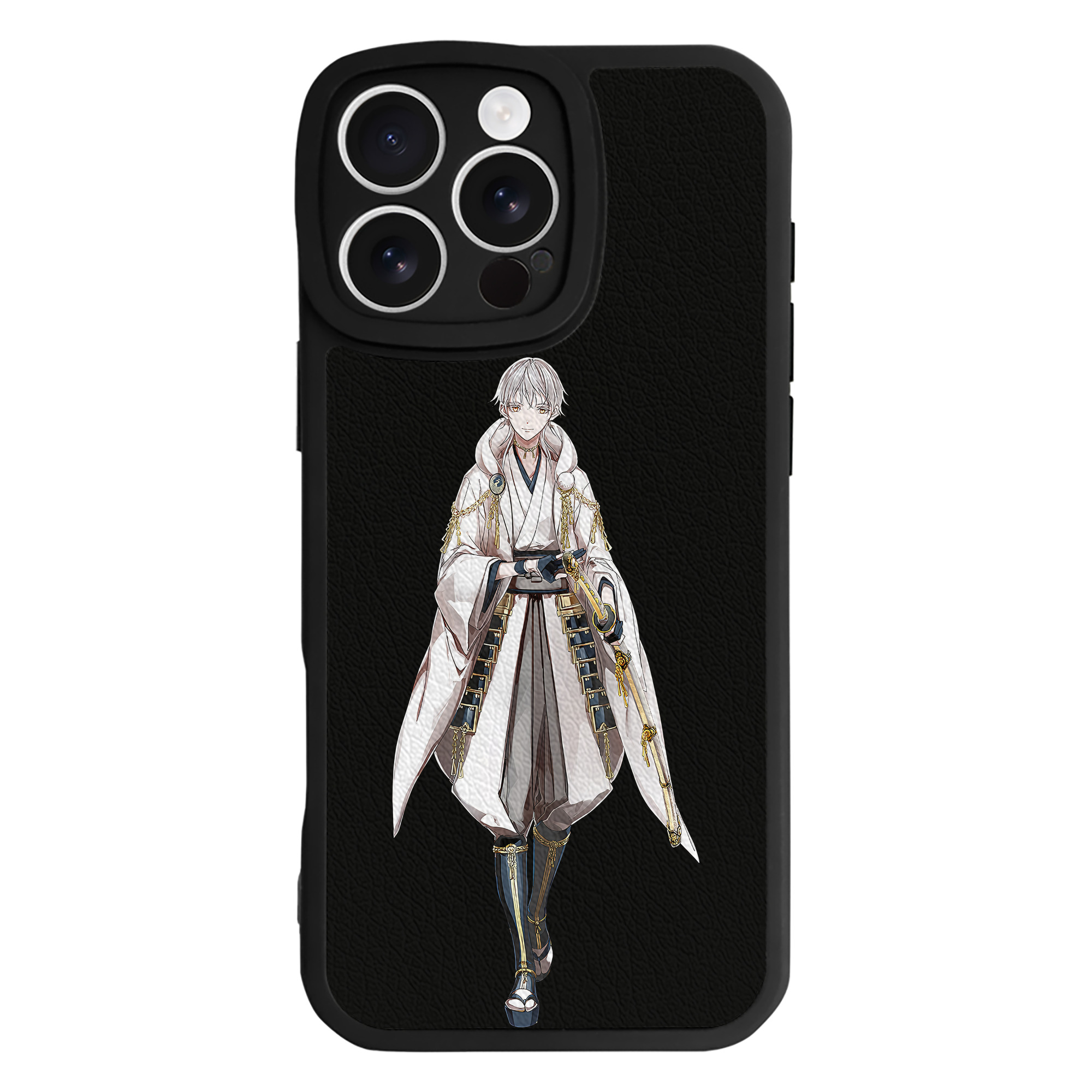 （画像用） 刀剣乱舞 Touken Ranbu 【iPhone 16シリーズ対応】シリコンスマホケース（レザー調） 材質：シリコン
